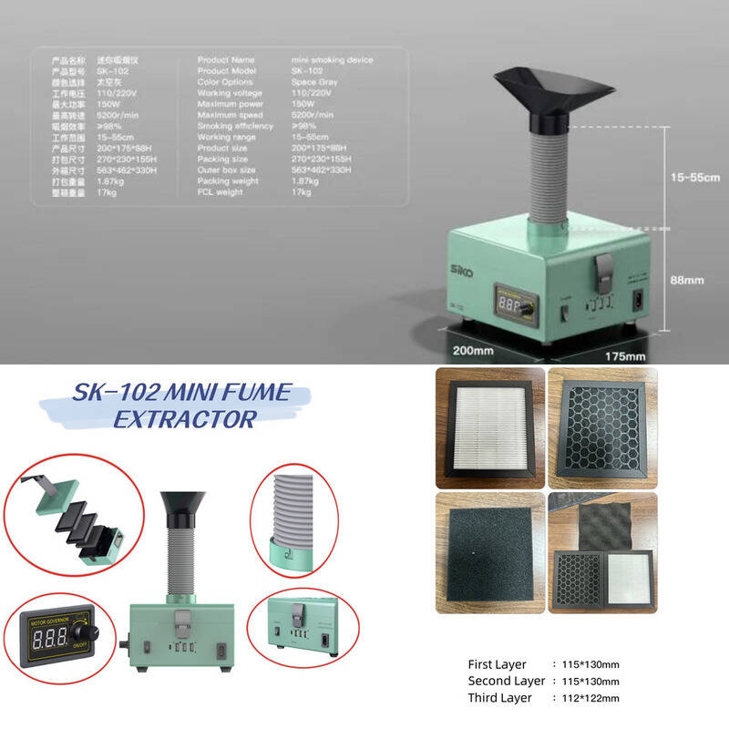 Workshop Electric Tools - SK-102 Duman Emici 150W Lehimleme Duman