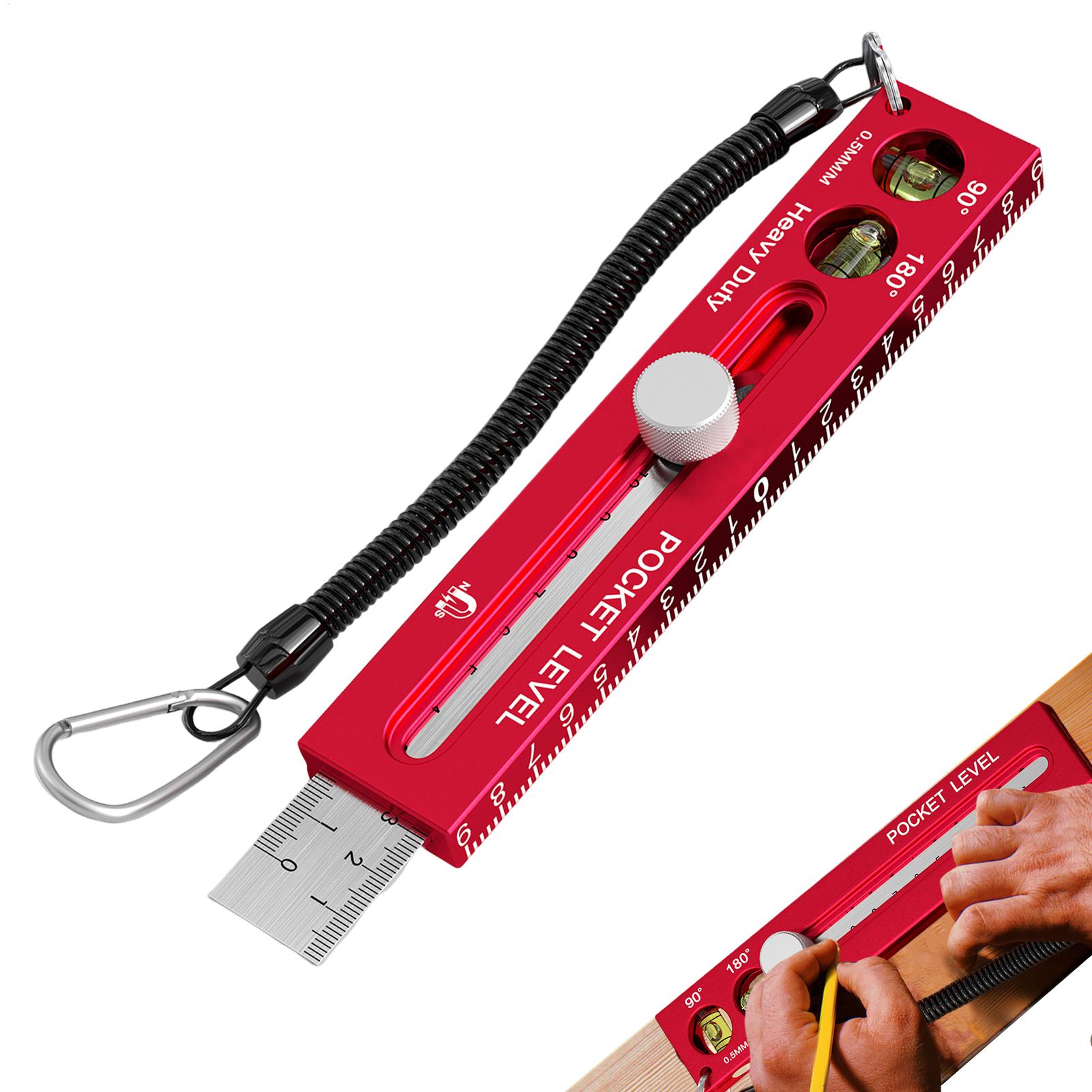 Workshop Marking Tools - Manyetik Ağaç İşleme Cetveli Alüminyum Alaşımlı
