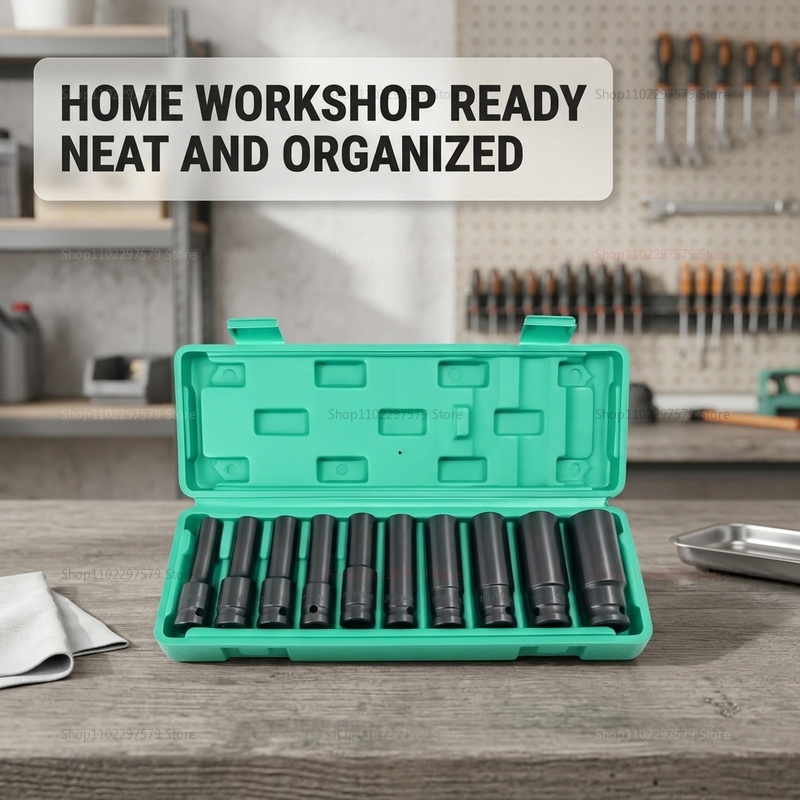 Workshop Electric Tools - 10 adet lokma anahtar seti 8-24mm