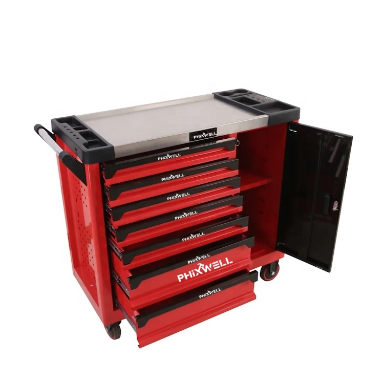 Tools Trolley For Workshop - Phixwell XXL 7 Çekmeceli Alet Dolabı