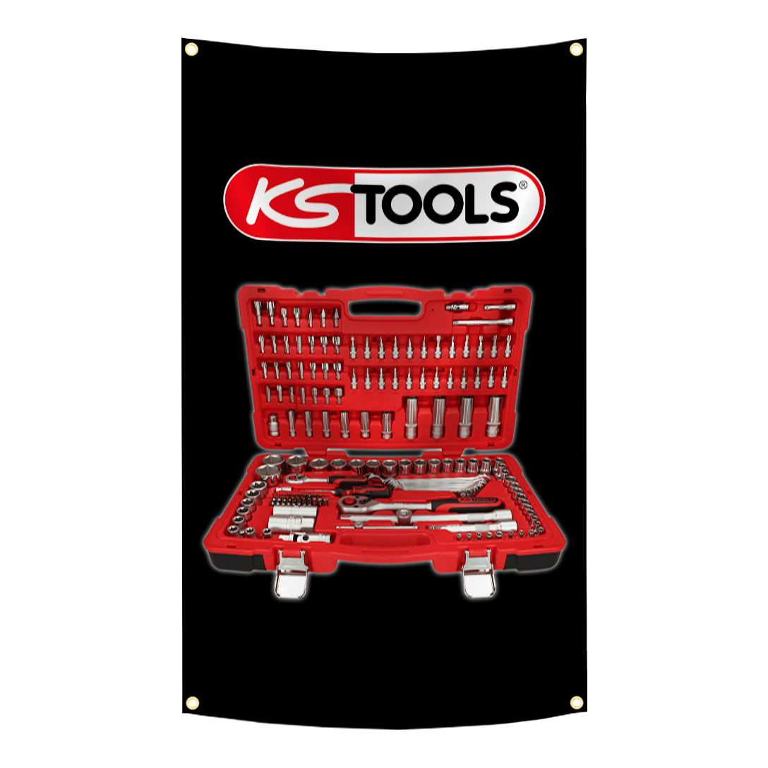 Workshop Tools Brand - KS TOOLS Marka Bayrak Gobleni Polyester