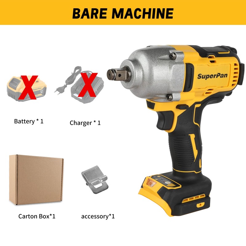 Workshop Electric Tools - Yüksek Torklu Akülü Darbeli Somun Sıkma