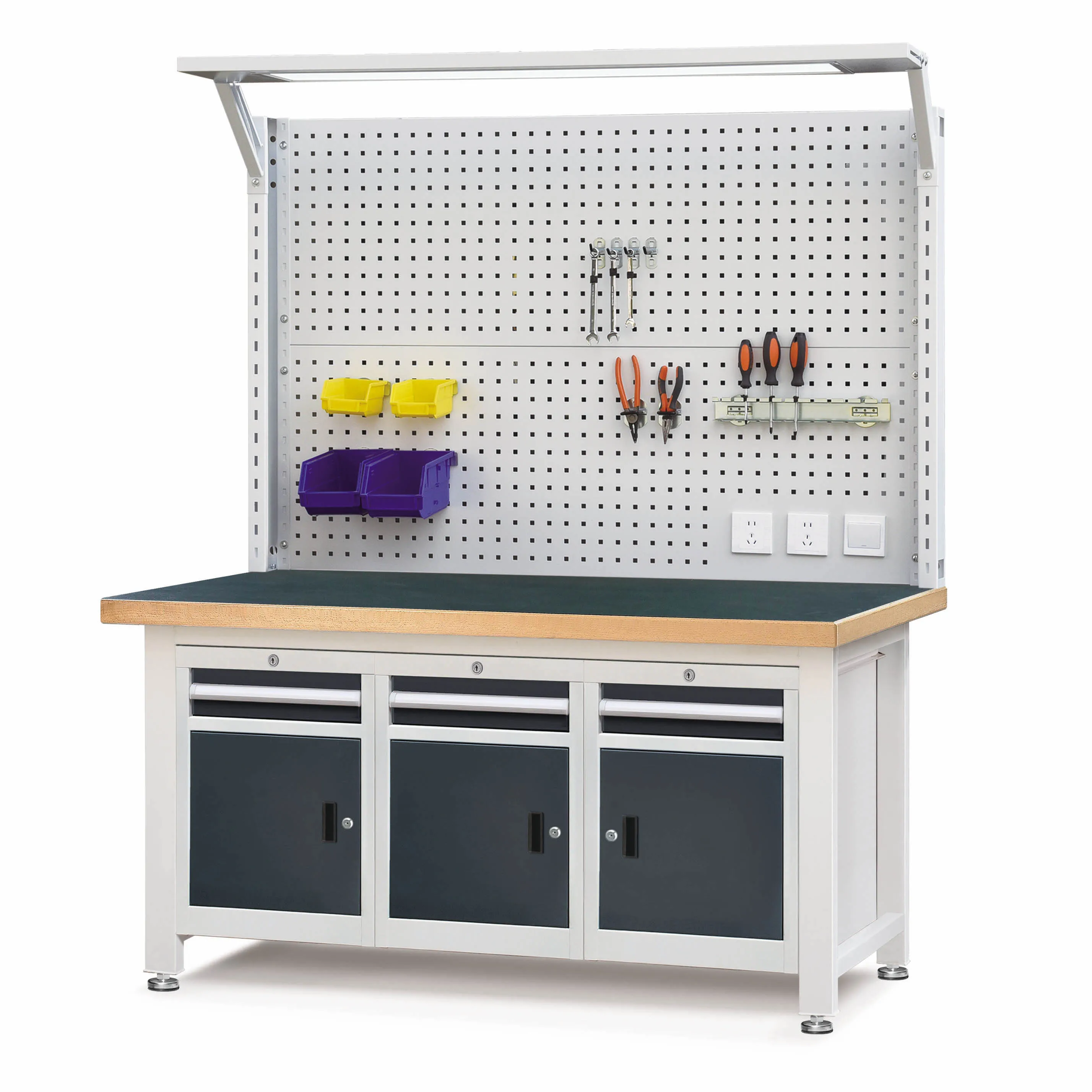 3 Çekmeceli Çift Kapılı Mobil  - Tools Trolley For Workshop incelemesi ve fiyatı