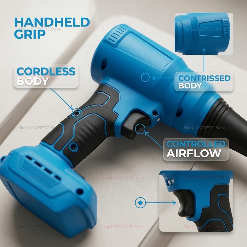 18V fırçasız akülü hava silgi  - Workshop Electric Tools incelemesi ve fiyatı