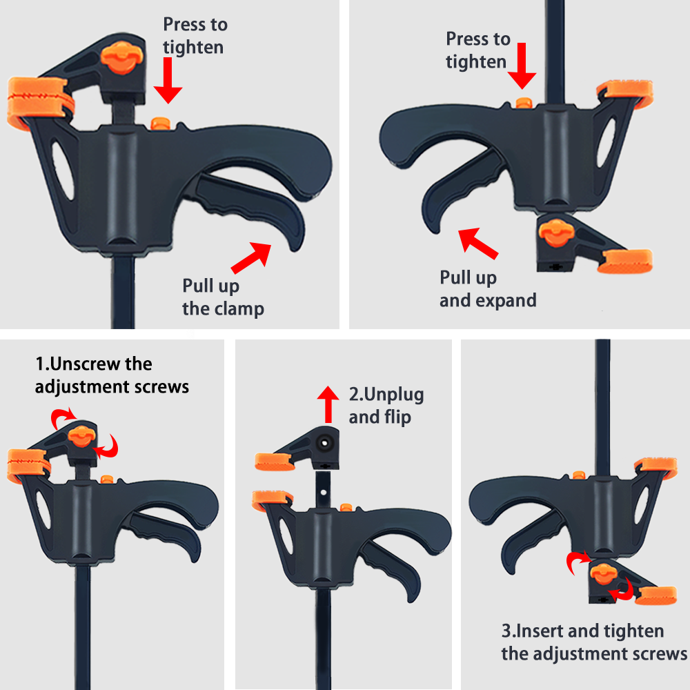4/6/8 İnç F-Stil Ağaç İşleme K - Clamp Set F Style incelemesi ve fiyatı